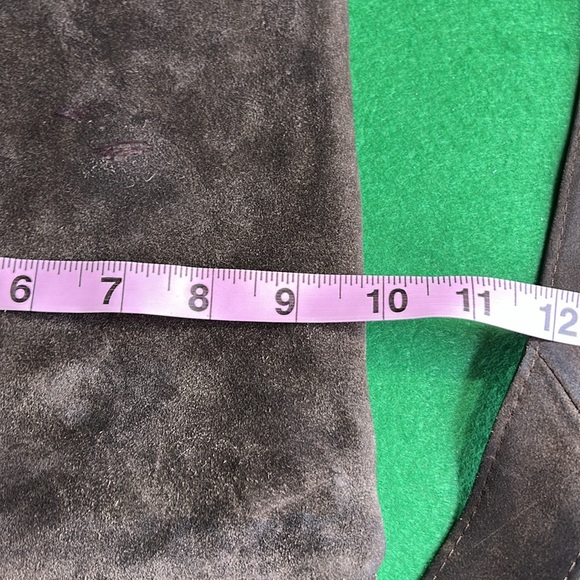 PRANA hippy leather 70’s crossbody bag with fringe made in India - Picture 14 of 16